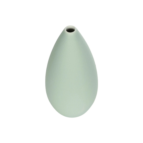 GloboStar® Artificial Garden SEYHELLES 21266 Διακοσμητικό Κεραμικό Βάζo Τιρκουάζ Π8 x Μ8 x Υ16cm