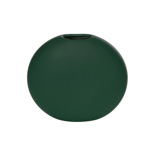 GloboStar® Artificial Garden MENORCA 21292 Διακοσμητικό Κεραμικό Βάζo Πράσινο Π15 x Μ15 x Υ14cm
