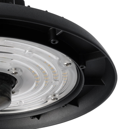 GLOBOSTAR® INDUSTRY 61704 Βιομηχανικό Φωτιστικό Καμπάνα High Bay UFO Τεχνολογίας Smart Group Linkable Control System 2.4Ghz με Αισθητήρα Κίνησης Microwave LED 100W 15000lm SDCM