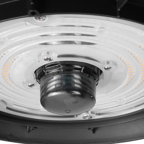 GLOBOSTAR® INDUSTRY 61705 Βιομηχανικό Φωτιστικό Καμπάνα High Bay UFO Τεχνολογίας Smart Group Linkable Control System 2.4Ghz με Αισθητήρα Κίνησης Microwave LED 150W 22500lm SDCM