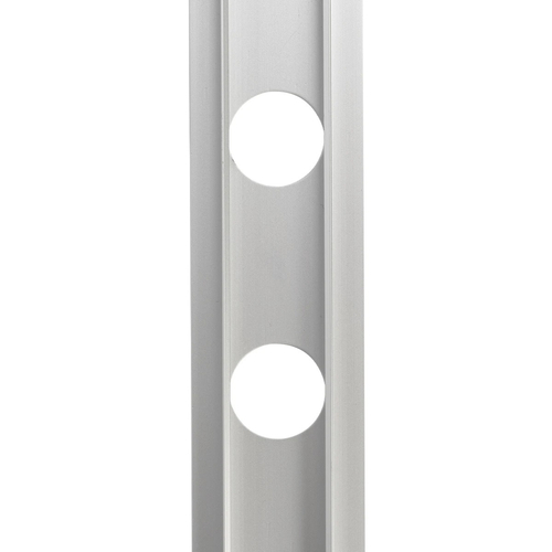 GloboStar® 90829 Μεταλλικο Καλυμμα 1 Μέτρου 15 Τεμαχίων για Ψηφιακή Αλυσίδα Γιρλάντα 20 Σποτ LED με Κωδικό 90140 Ασημί Μ100 x Π4.7 x Υ1cm