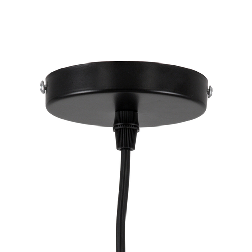 GloboStar® ROCKFORD 01287 Μοντέρνο Κρεμαστό Φωτιστικό Καμπάνα Τρίφωτο 3 x E27 IP20 Μαύρο & Χρυσό Μέταλλο - Μ86 x Π86 x Υ30cm