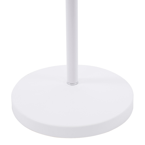 GloboStar® AUDREY 01471 Vintage Επιδαπέδιο Φωτιστικό Μονόφωτο 1 x E27 IP20 Λευκό Μέταλλο - Μ15 x Π15 x Υ190cm