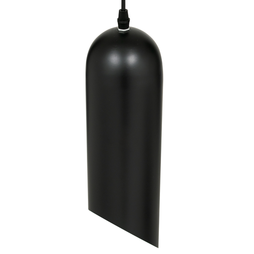 GloboStar® CARSON 01527 Μοντέρνο Κρεμαστό Φωτιστικό Ανάρτηση Μονόφωτο 1 x E27 IP20 Μαύρο & Χρυσό Μέταλλο - Μ10 x Π10 x Υ38cm