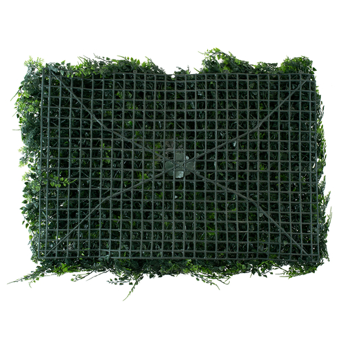 GloboStar® 78413 Artificial - Συνθετικό Τεχνητό Διακοσμητικό Πάνελ Φυλλωσιάς - Κάθετος Κήπος Λέιλαντ - Νάνος Κισσός Πράσινο Μ60 x Υ40 x Π9cm