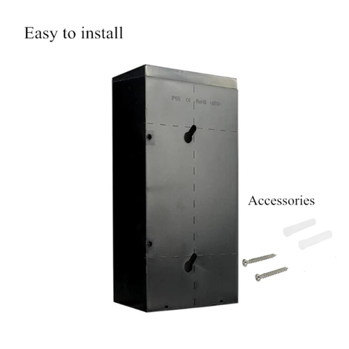 GloboStar® 71515 Αυτόνομο Ηλιακό Φωτιστικό LED SMD 1W 100lm με Ενσωματωμένη Μπαταρία 1000mAh - Φωτοβολταϊκό Πάνελ με Αισθητήρα Ημέρας-Νύχτας για Αρίθμηση Δρόμου με Αριθμό 5 Αδιάβροχο IP55 Ψυχρό Λευκό 6000K