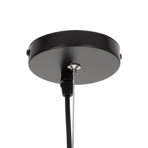 GloboStar® FREYA 00747 Μοντέρνο Κρεμαστό Φωτιστικό Ανάρτηση Μονόφωτο 1 x E27 IP20 Λευκό Γυαλί με Ασημί Μέταλλο - Μ34 x Π34 x Υ23cm