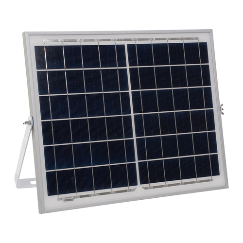 GloboStar® HERMES 71555 Αυτόνομος Ηλιακός Προβολέας LED SMD 40W 3200lm με Ενσωματωμένη Μπαταρία 5000mAh - Φωτοβολταϊκό Πάνελ με Αισθητήρα Ημέρας-Νύχτας και Ασύρματο Χειριστήριο RF 2.4Ghz Αδιάβροχος IP66 Ψυχρό Λευκό 6000K - 3 Χρόνια Εγγύηση