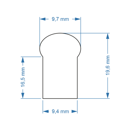 GloboStar® 70578 OVALE 120° Degree Neon Flex Epistar LED SMD 5050 1m 18W/m 60LED/m 1818lm/m 120° DC 230V Αδιάβροχη IP68 RGB Dimmable
