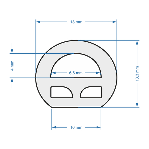 GloboStar® 70583 TUBE 360° Degree Neon Flex Epistar LED SMD 2835 1m 12W/m 120LED/m 1212lm/m 360° DC 24V Αδιάβροχη IP68 Κόκκινο Dimmable