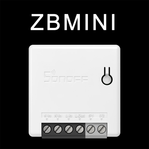 GloboStar® 80045 SONOFF ZBMINI-R3 - Zigbee Wireless Smart Switch Two Way Dual Relay - 2 Output Channel