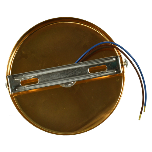 GloboStar® SARA 00845 Μοντέρνο Φωτιστικό Οροφής Σποτ Μονόφωτο 1 x E27 IP20 Χρυσό Μέταλλο - Μ10 x Π10 x Υ10.3cm