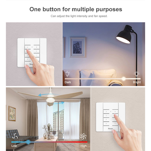 GloboStar® 80043 SONOFF RM433-BASE-R2 - Wall Base for RM433 Remote Controller