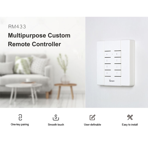 GloboStar® 80043 SONOFF RM433-BASE-R2 - Wall Base for RM433 Remote Controller