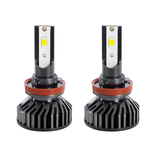 GloboStar® 82024 H8 F2 Line KIT Βασικού Φωτισμού Αυτοκινήτου & Φορτηγού 3rd Generation Can-Bus Series LED CREE CXB COB 30/60W 7000lm DC 12V Αδιάβροχο IP65 Ψυχρό Λευκό 6000K