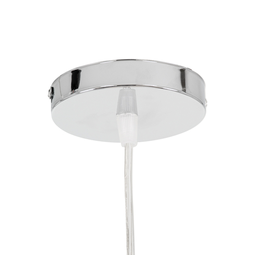 GloboStar® MANGEA 00715 Boho Κρεμαστό Φωτιστικό Πλέγμα Μονόφωτο 1 x E27 IP20 Μπεζ Ξύλο - Μ35 x Π35 x Υ22cm