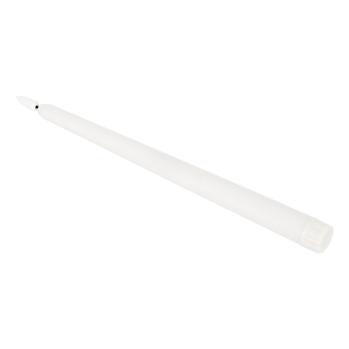 GloboStar® 79563 ΣΕΤ 6 Διακοσμητικών Realistic Κεριών Κηροπηγίου με LED Εφέ Κινούμενης Φλόγας - Μπαταρίας & Ασύρματο Χειριστήριο IR Θερμό Λευκό 2700K Dimmable