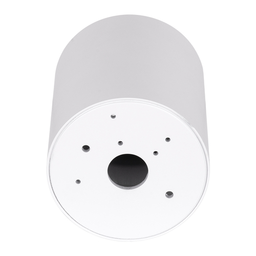 GloboStar® AKIRA 60618 Επιφανειακό Κινούμενο Στρόγγυλο Φωτιστικό Σποτ Αλουμινίου με Ντουί GU10 AC 220-240V IP44 Φ8 x Υ10cm - Λευκό