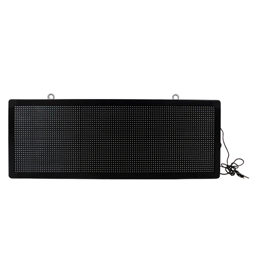 GloboStar® 90321 Κυλιόμενη Ψηφιακή Επιγραφή P10 LED SMD AC 220-240V με Wi-Fi - Αδιάβροχή IP65 - Διπλής Όψης - Μ104 x Π12 x Υ40cm Κόκκινο