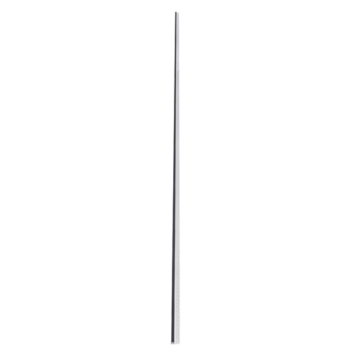 GloboStar® PLASTERBOARD-PROFILE 70835-3M Προφίλ Αλουμινίου - Βάση & Ψύκτρα Ταινίας LED με Μαύρο Φιμέ Κάλυμμα - Χωνευτή Τερματική Χρήση σε Τελείωμα Γυψοσανίδας ή σε Πλακάκι - Trimless - Πατητό Κάλυμμα - Ασημί - 3 Μέτρα - Πακέτο 5 Τεμαχίων - Μ300 x Π3.1 x Υ1.3cm