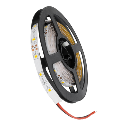 GLOBOSTAR® AVILA 90592 Ταινία LED 4.8W/m 260lm/m 120° DC 12V IP20 60 x SMD 3528 Chip/m Θερμό Λευκό 2700K Dimmable - Μ500 x Π0.8 x Υ0.2cm - Ρολό 5 Μέτρων - 2 Χρόνια Εγγύηση