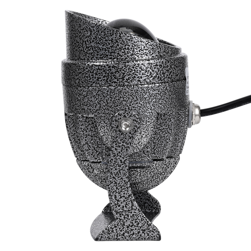 GLOBOSTAR® SPOT-XENIA 90634 Αρχιτεκτονικό Σποτ Φωτισμου LED 16W 1360lm 3° DC 24V Αδιάβροχο IP65 Μπλε Dimmable - Γκρι Ανθρακί - Μ9 x Π9 x Υ12cm - 3 Χρόνια Εγγύηση