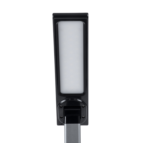 GloboStar® FIARIA 76530 Μοντέρνο Επιτραπέζιο Φωτιστικό Πορτατίφ LED 5W 500lm 180° DC 5V - με Ασύρματη Φόρτιση - Wireless Charger - Διακόπτη Αφής - CCT Θερμό Λευκό 2700K - Φυσικό Λευκό 4500K - Ψυχρό Λευκό 6000K Dimmable - Μ25 x Π10.5 x Υ35.5 - Μαύρο