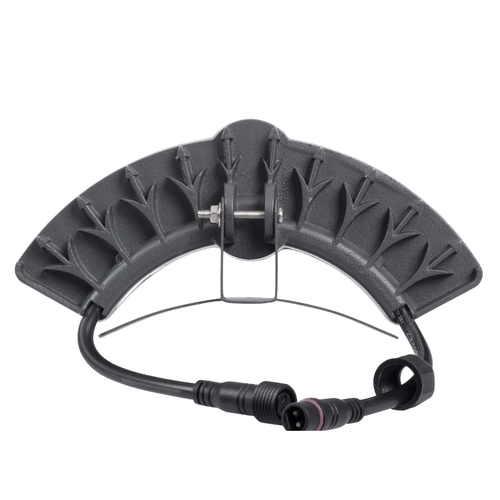 GLOBOSTAR® TREELIGHT-GINA 90679 Κυρτή Μπάρα Φωτισμού Wall Washer για Φυτά - Δέντρα LED 6W 660lm 30° DC 24V Αδιάβροχο IP65 Θερμό Λευκό 2700K Dimmable - Γκρι Ανθρακί - Μ18 x Π3.5 x Υ7cm - 3 Χρόνια Εγγύηση