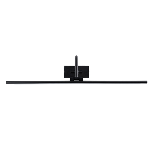 GloboStar® MIRA 60432 Μοντέρνο Φωτιστικό Τοίχου - Απλίκα Καθρέπτη Μπάνιου - Πίνακα LED 12W 1400lm 120° AC 220-240V IP44 Μ60 x Π20 x Υ13cm - Φυσικό Λευκό 4500K - Μαύρο - 3 Χρόνια Εγγύηση