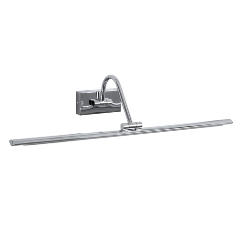 GloboStar® MIRA 60434 Μοντέρνο Φωτιστικό Τοίχου - Απλίκα Καθρέπτη Μπάνιου - Πίνακα LED 12W 1400lm 120° AC 220-240V IP44 Μ60 x Π20 x Υ13cm - Φυσικό Λευκό 4500K - Χρώμιο Νίκελ - 3 Χρόνια Εγγύηση