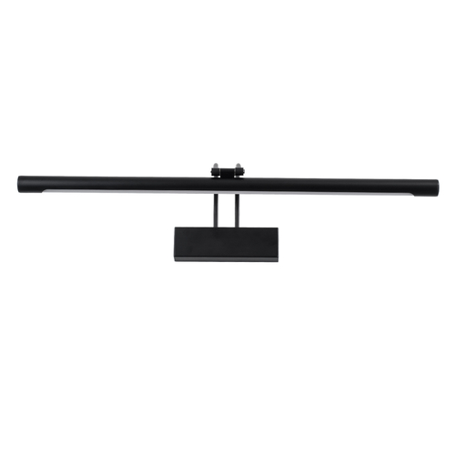 GloboStar® LAURA 60424 Μοντέρνο Φωτιστικό Τοίχου - Απλίκα Καθρέπτη Μπάνιου - Πίνακα LED 12W 1400lm 120° AC 220-240V IP44 Μ60 x Π27 x Υ13cm - Φυσικό Λευκό 4500K - Μαύρο - 3 Χρόνια Εγγύηση