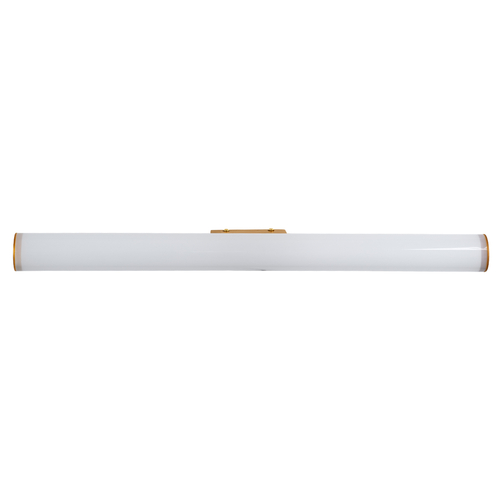 GloboStar® MABEL 60431 Μοντέρνο Φωτιστικό Τοίχου - Απλίκα Καθρέπτη Μπάνιου - Πίνακα LED 12W 1400lm 270° AC 220-240V IP44 Μ60 x Π10 x Υ5cm - Φυσικό Λευκό 4500K - Χάλκινο - 3 Χρόνια Εγγύηση