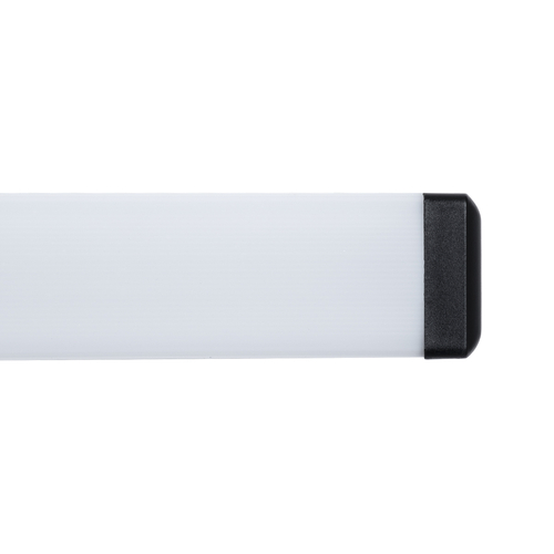 GloboStar® RENATA 60440 Μοντέρνο Φωτιστικό Τοίχου - Απλίκα Καθρέπτη Μπάνιου - Πίνακα LED 12W 1400lm 210° AC 220-240V IP44 Μ60 x Π4 x Υ5.5cm - Φυσικό Λευκό 4500K - Μαύρο - 3 Χρόνια Εγγύηση