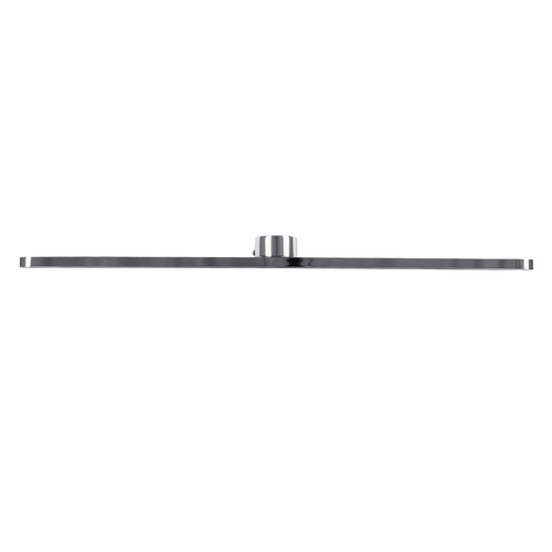 GloboStar® MEGAN 60449 Μοντέρνο Φωτιστικό Τοίχου - Απλίκα Καθρέπτη Μπάνιου - Πίνακα LED 12W 1400lm 120° AC 220-240V IP44 Μ60 x Π12 x Υ4cm - Φυσικό Λευκό 4500K - Χρώμιο Νίκελ - 3 Χρόνια Εγγύηση