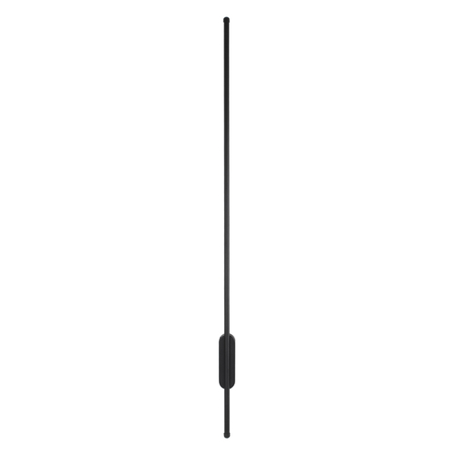 GloboStar® HARLEM 61335 Φωτιστικό Τοίχου - Απλίκα Design LED CCT 18W 2160lm 120° AC 220-240V - Εναλλαγή Φωτισμού μέσω Διακόπτη On/Off All In One Ψυχρό 6000k+Φυσικό 4500k+Θερμό 2700k Μ5 x Π4 x Υ120cm - Μαύρο - 3 Years Warranty