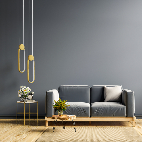GloboStar® ILDI 61090 Κρεμαστό Φωτιστικό Οροφής Design LED CCT 12W 1440lm 300° AC 220-240V - Εναλλαγή Φωτισμού μέσω Διακόπτη On/Off All In One Ψυχρό 6000k+Φυσικό 4500k+Θερμό 2700k Μ10 x Π2.3 x Υ38cm - Χρυσό Βούρτσας