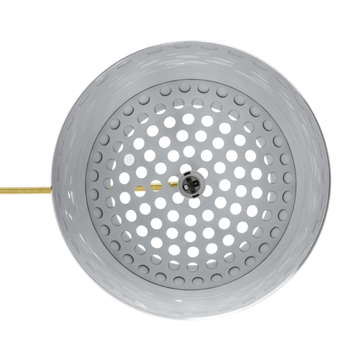 GloboStar® PRAGUE 00992 Μοντέρνο Επιδαπέδιο Φωτιστικό Μονόφωτο 1 x E27 IP20 Χρυσό Αλουμίνιο με Μαύρο Μάρμαρο - Μ210 x Π45 x Υ220cm