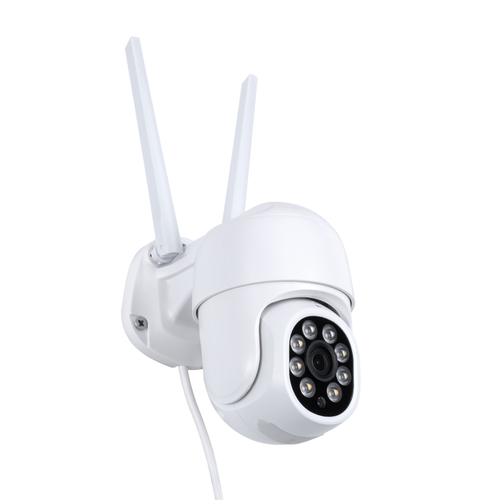 GloboStar® 86042 Ασύρματο Καταγραφικό με Οθόνη - 8 x Camera 2MP 1080P WiFi  360° Μοιρών - Αδιάβροχο IP66 - Νυχτερινή Όραση με LED IR - Διπλή Κατέυθυνση Ομιλίας - Ανιχνευτή Κίνησης - Νυχτερινή Λήψη - Λευκό