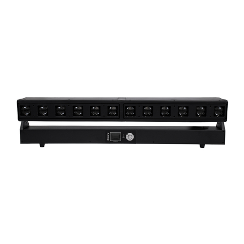 GloboStar® 51168 SPHINX Επαγγελματική Κινούμενη Μπάρα Φωτισμού DIGITAL MATRIX PIXEL LED 480W AC 220V-240V 4IN1 BEAM - WASH - SPOT - ZOOM 5° - 35° OSRAM LED DMX512 Display on Body RGBW - Μαύρο - L102 x W10 x H16.5cm