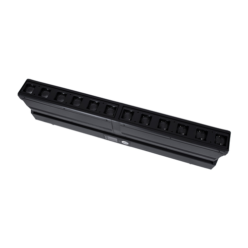 GloboStar® 51168 SPHINX Επαγγελματική Κινούμενη Μπάρα Φωτισμού DIGITAL MATRIX PIXEL LED 480W AC 220V-240V 4IN1 BEAM - WASH - SPOT - ZOOM 5° - 35° OSRAM LED DMX512 Display on Body RGBW - Μαύρο - L102 x W10 x H16.5cm