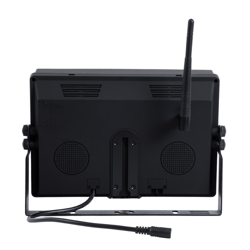 GloboStar® 86069 Έγχρωμη Οθόνη 9 WiFi για Αυτοκινητο - Φορτηγό DC 12-24V - για Σύνδεση έως 4 WiFi Κάμερες 1080P HD Οπισθοπορείας - Μαύρο