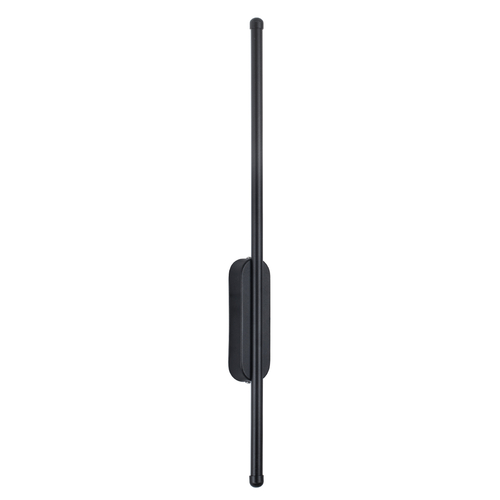 GloboStar® HARLEM 61331 Φωτιστικό Τοίχου - Απλίκα Design LED CCT 9W 1080lm 120° AC 220-240V - Εναλλαγή Φωτισμού μέσω Διακόπτη On/Off All In One Ψυχρό 6000k+Φυσικό 4500k+Θερμό 2700k Μ5 x Π4 x Υ60cm - Μαύρο - 3 Years Warranty