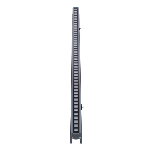 GloboStar® DIGI-BAR 90212 Ψηφιακή Μπάρα Φωτισμού Wall Washer Digital Pixel Facade Tuber Bar LED 12W 720lm 45° DC 24V Αδιάβροχο IP65 L100 x W3.5 x H3.2cm RGB DMX512 - Γκρι Ανθρακί με Pixel Lens Φακούς - 3 Years Warranty