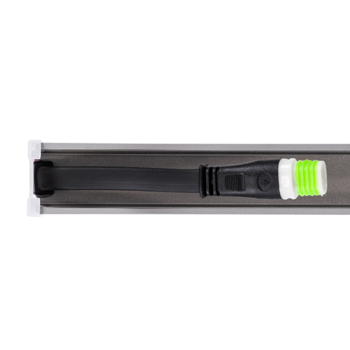 GloboStar® DIGI-BAR 90214 Ψηφιακή Μπάρα Φωτισμού Wall Washer Digital Pixel Facade Tuber Bar LED 12W 720lm 180° DC 24V Αδιάβροχο IP65 L100 x W3 x H4.5cm RGB DMX512 - Ασημί με Οπάλ Λευκό Κάλυμμα - 3 Years Warranty