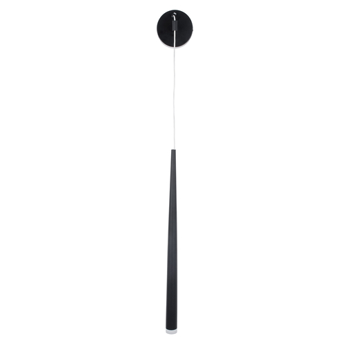 GloboStar® TEARS 61315 Φωτιστικό Τοίχου - Απλίκα Design LED CCT 3W 330lm 180° AC 220-240V - Εναλλαγή Φωτισμού μέσω Διακόπτη On/Off All In One Ψυχρό 6000k+Φυσικό 4500k+Θερμό 2700k Φ3.2 x Υ51.5cm - Μαύρο - 3 Years Warranty