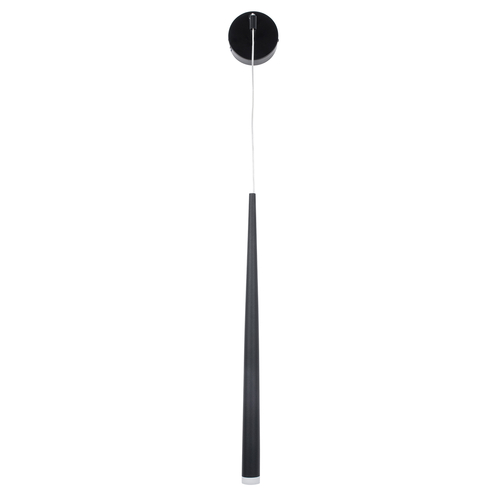 GloboStar® TEARS 61315 Φωτιστικό Τοίχου - Απλίκα Design LED CCT 3W 330lm 180° AC 220-240V - Εναλλαγή Φωτισμού μέσω Διακόπτη On/Off All In One Ψυχρό 6000k+Φυσικό 4500k+Θερμό 2700k Φ3.2 x Υ51.5cm - Μαύρο - 3 Years Warranty