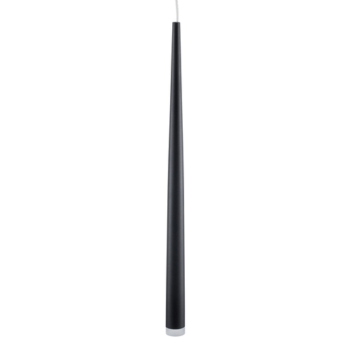 GloboStar® TEARS 61315 Φωτιστικό Τοίχου - Απλίκα Design LED CCT 3W 330lm 180° AC 220-240V - Εναλλαγή Φωτισμού μέσω Διακόπτη On/Off All In One Ψυχρό 6000k+Φυσικό 4500k+Θερμό 2700k Φ3.2 x Υ51.5cm - Μαύρο - 3 Years Warranty