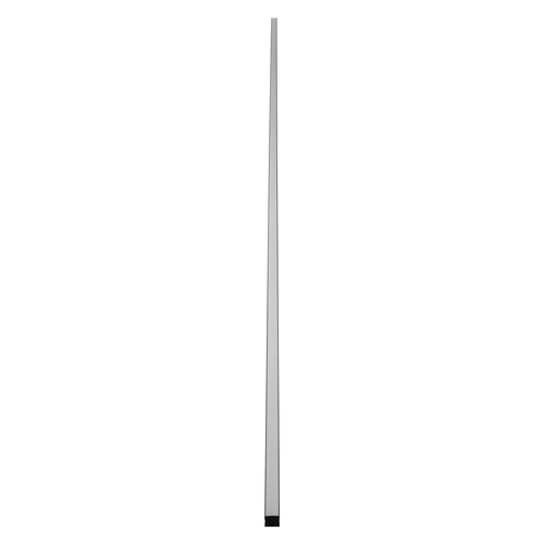 GloboStar® SURFACE-PROFILE 70869-3M Προφίλ Αλουμινίου - Βάση & Ψύκτρα Ταινίας LED με Λευκό Γαλακτερό Κάλυμμα - Επιφανειακή Χρήση - Πατητό Κάλυμμα - Μαύρο - 3 Μέτρα - Πακέτο 5 Τεμαχίων - Μ300 x Π2.3 x Υ2cm