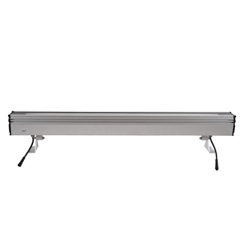 GloboStar® WASHER-AION 90103 Μπάρα Φωτισμού Wall Washer Special Water Effect - Ειδικού Εφέ Νερού LED 60W 3600lm 30° DC 24V Αδιάβροχο IP68 L100.5 x W8.2 x H9.1cm RGBW DMX512 - Ασημί - 3 Years Warranty