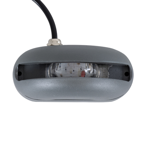 GLOBOSTAR® WINDOW-CURBA 90110 Αρχιτεκτονικό Φωτιστικό Ανάδειξης Παραθύρων Window Light LED 6W 540lm 3x262° DC 24V Αδιάβροχο IP65 Θερμό Λευκό 2700K Dimmable - Γκρι Ανθρακί - Μ12 x Π5.3 x Υ6.5cm - 3 Χρόνια Εγγύηση